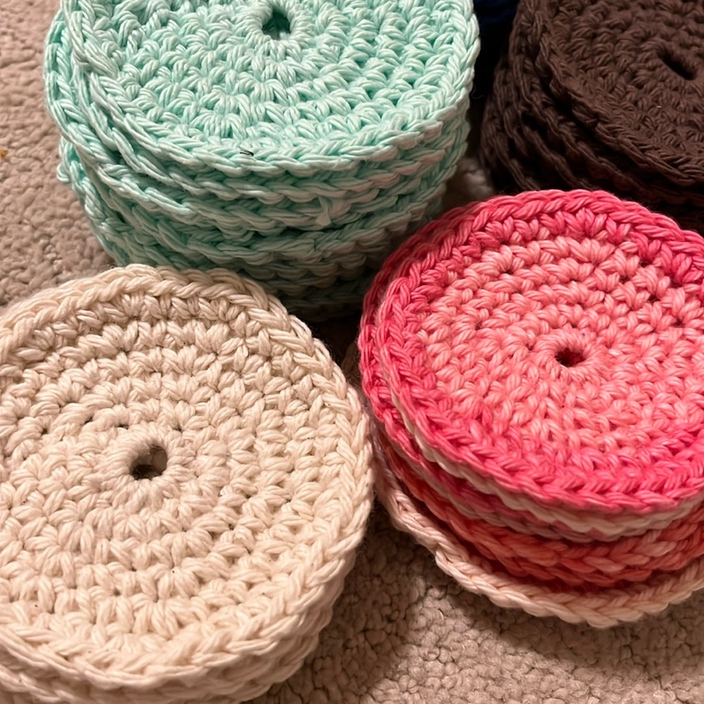 Handmade 100% Cotton Dish Scrubbies